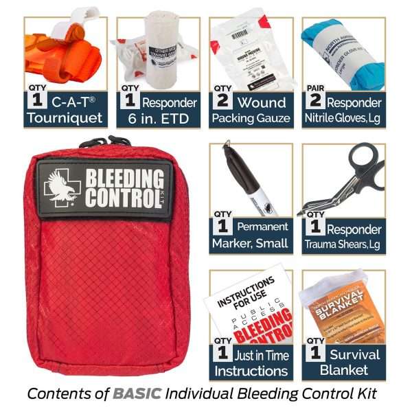 BASIC PUBLIC ACCESS INDIVIDUAL BLEEDING CONTROL KIT - NYLON