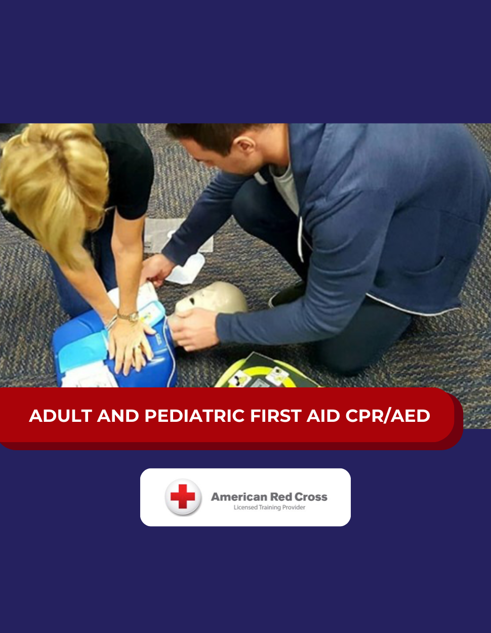 Red Cross Adult and Pediatric First Aid CPR/AED - 8/03/2025 - The Crossings Shopping Village