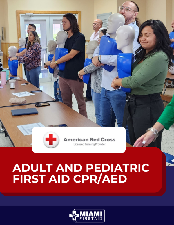 Custom Class Red Cross Adult and Pediatric First Aid CPR/AED